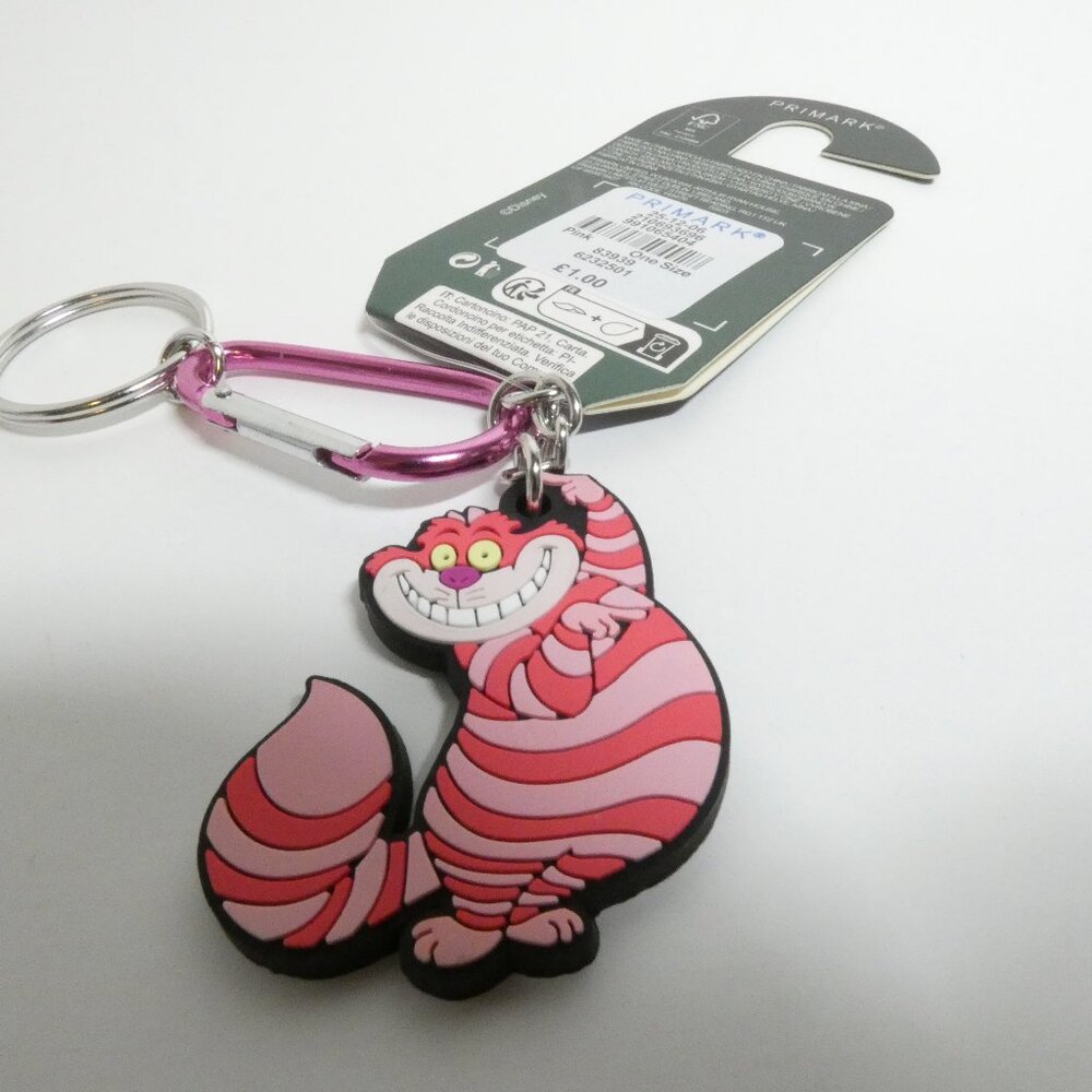 Disney Cheshire Cat Keychain Alice in Wonderland - Picture 3 of 3